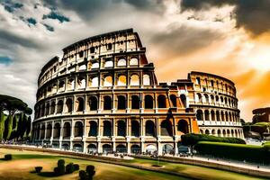 das Kolosseum im Rom, Italien. KI-generiert foto