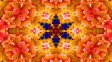 Farbtinte Pinsel Kaleidoskop foto