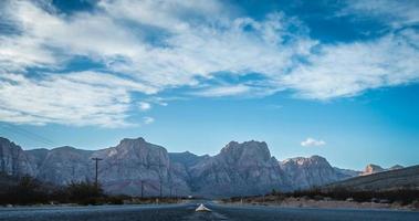 Red Rock Canyon Landschaft in der Nähe von Las Vegas, Nevada foto