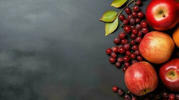 traditionell Essen von jüdisch Neu Jahr Urlaub von Tradition oder Religion. rosh hashanah mit Kopieren Raum Konzept durch ai generiert foto