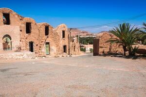 Medenin Tunesien traditionell ksour Berber befestigt Getreidespeicher foto