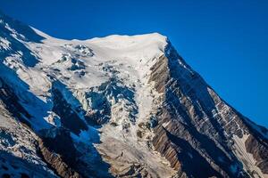 die alpen über chamonix foto