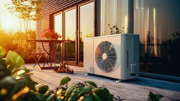 Luft Conditioner zum Zuhause Komfort - - generativ ai foto