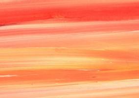 Aquarellhintergrund mit orangen und roten Streifen foto