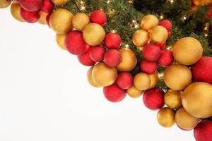Weihnachten Neujahr buntes Dekorationskonzept foto