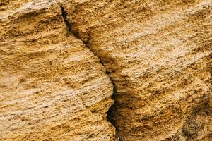 natürliche Textur von gelben Felsen foto