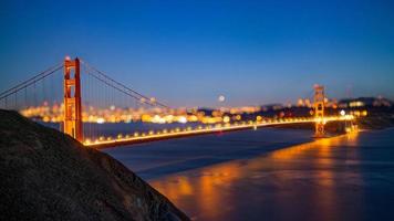 Panoramablick auf die Golden Gate Bridge foto