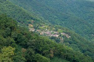 Natur, Berg Sicht, Verbot pha Hi, Chiang Rai Provinz, Thailand foto