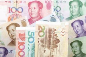 Chinesisch Geld ein Geschäft Hintergrund foto