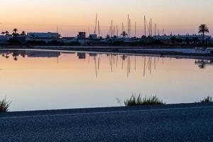 Sonnenuntergang auf Las Salinas auf Formentera im Jahr 2021