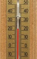 Thermometer zur Lufttemperaturmessung foto