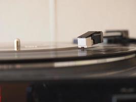Vinyl-Schallplatten drehen foto