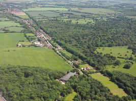 Luftaufnahme von Takeley und Hatfield Forest foto