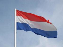 Flagge der Niederlande foto