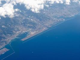 Luftaufnahme von Genua