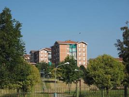 Blick auf die Stadt Settimo Torinese foto