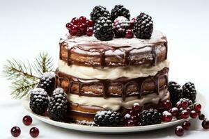 Geburtstag Winter Kuchen Schokolade Werbung Essen Fotografie foto