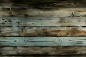 alt Schiffsklappe Mauer mit natürlich Holz Korn und Jahrgang gemalt Panel Texturen ai generiert foto