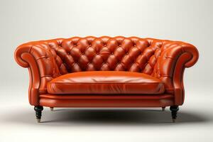 Jahrgang Sofa wie modern Möbel Dekoration ai generiert foto
