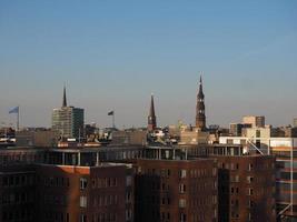 Hamburger Skyline-Blick foto