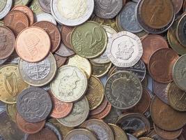 Euro- und Pfundmünzen