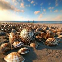 Marine Mollusken chitons Meer Schale Schönheit entdecken Chiton Spezies Strand Wunder foto