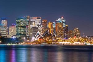 Skyline der Innenstadt von Sydney foto