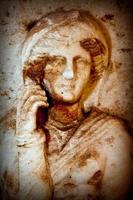 historischer antiker griechischer Marmor foto