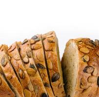 frisch gesund organisch gebacken Kürbis Samen Brot foto