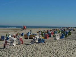 Insel Langeoog in Deutschland foto