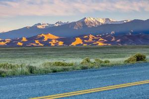 großartiger Sanddünen-Nationalpark in Colorado foto