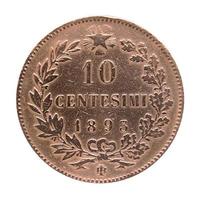 alte italienische Münze foto