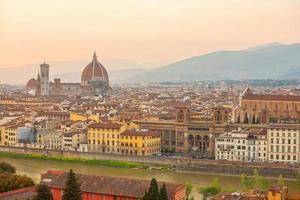 Florenz Stadt Innenstadt Skyline Stadtbild von Italien foto