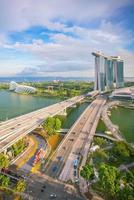 Singapur Innenstadt Skyline Bay Bereich