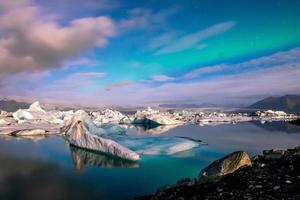 Gletscherlagune Jökulsarlon, Island foto