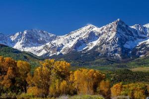 Landschaft Herbstsaison in Colorado, USA foto
