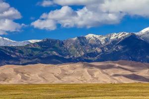 großartiger Sanddünen-Nationalpark in Colorado foto