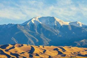 großartiger Sanddünen-Nationalpark in Colorado foto