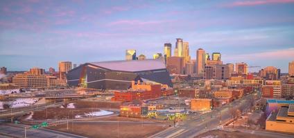 Minneapolis Stadt Innenstadt Skyline USA foto