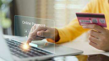 online Zahlung Internet Bankwesen Technologie foto