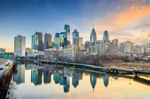 Skyline der Innenstadt von Philadelphia, Pennsylvania, USA