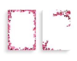 schöner Frühlingsblumenrahmen, Einladung, Hochzeitskarte foto