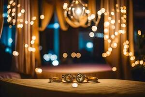 das Hochzeit von Person und Person beim das großartig Hotel, Delhi. KI-generiert foto