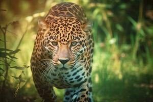 kostenlos schön und gefährdet amerikanisch Jaguar generativ ai foto