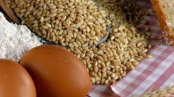 köstliche frische Mischung aus Brot-Food-Konzept foto