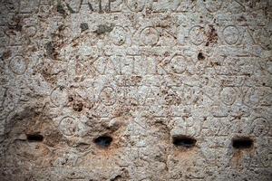 historische symbole zeichen alphabete des alten ägyptens foto