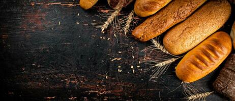 anders Typen von Brot mit Ährchen. foto