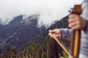 Truthahn, Rize, Pokut-Plateau, türkisches Saiteninstrument foto