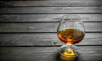 Cognac im ein Glas. foto