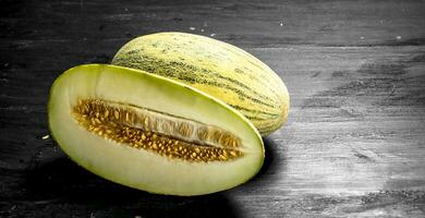 frisch reif Melone. foto